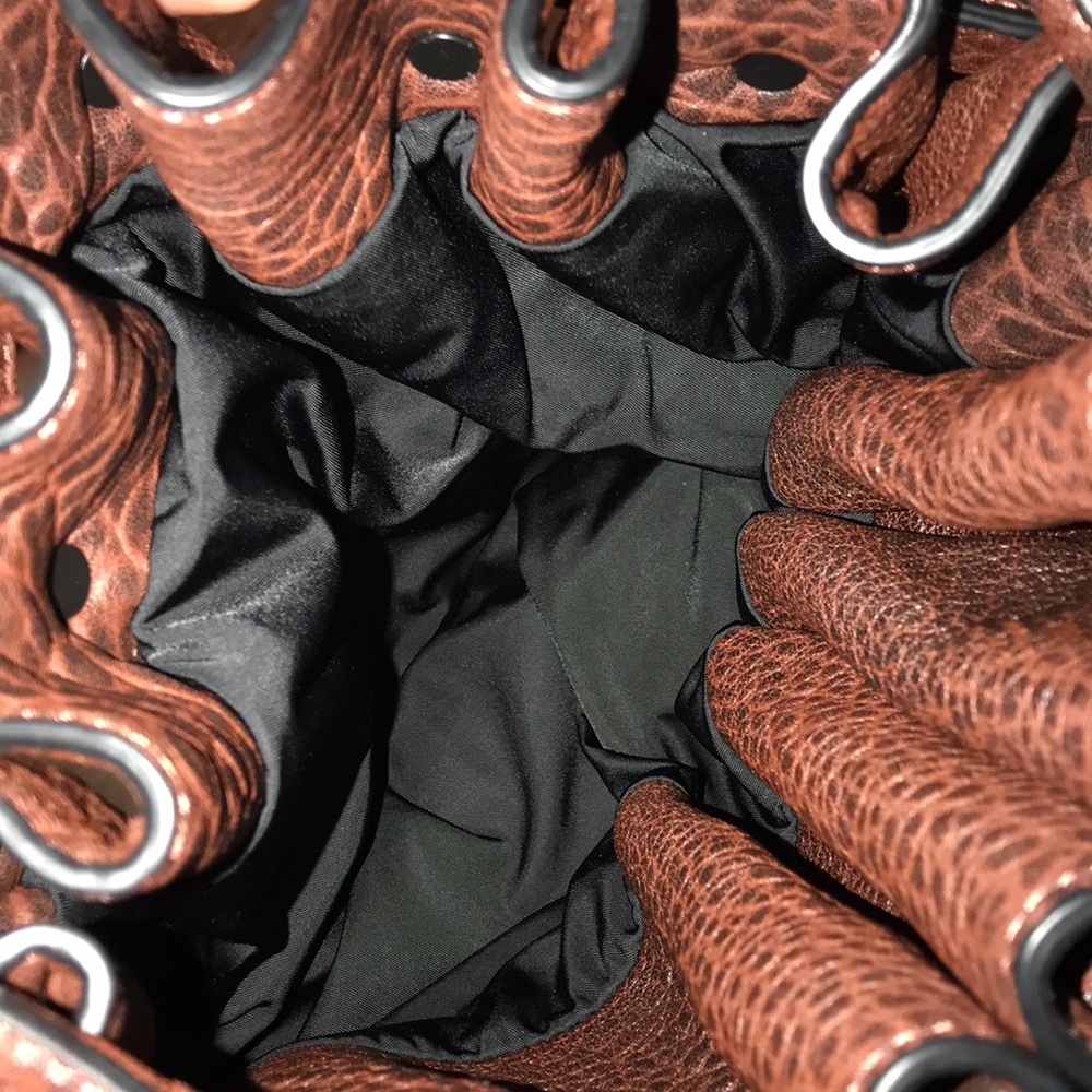 🏷ALEXANDER WANG PEBBLED DIEGO RAISIN COLOR - Picture 8 of 8